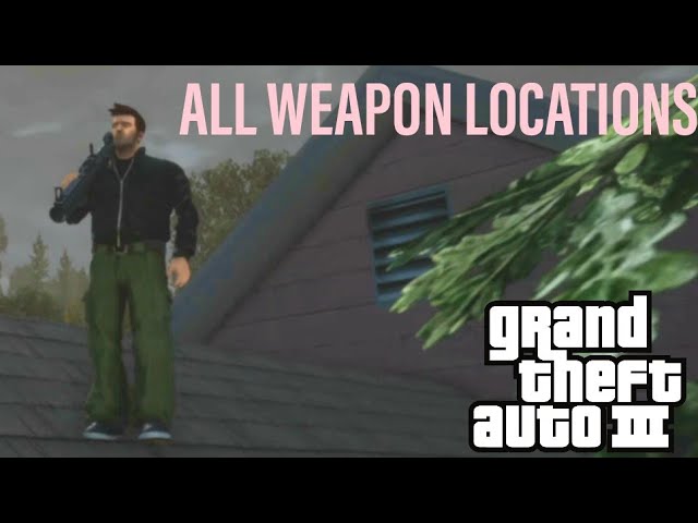 GTA 3 - Definitive Edition: All Weapon Locations