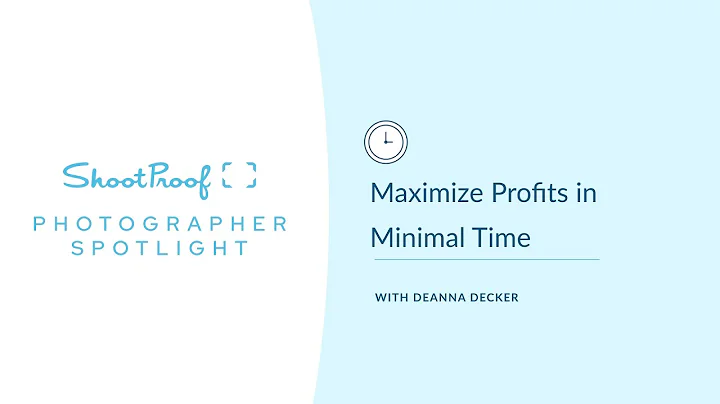 Maximize Profits in Minimal Time: Photographer Spo...