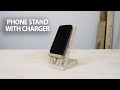 DIY PHONE STAND WITH CHARGER | Ale's Everyday