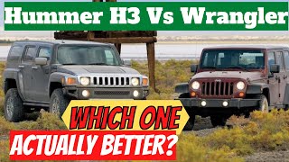 Hummer H3 Vs Jeep Wrangler In An Off Road Showdown - YouTube