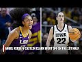 Game of the year  angel reese  caitlin clark 1st half highlights   espn college basketball