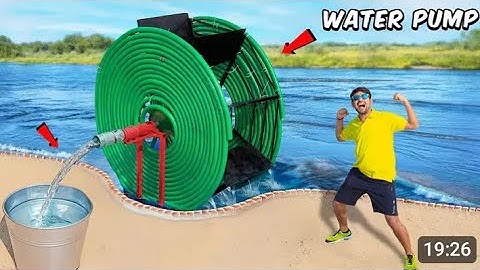 We Made Free Energy Water Pump - सस्ती और टिकाऊ तकनीक | Primitive Technology | MR. INDIAN HACKER