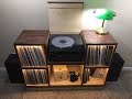 Record Player Cabinet - Walnut & Birch | DIY Woodworking Build