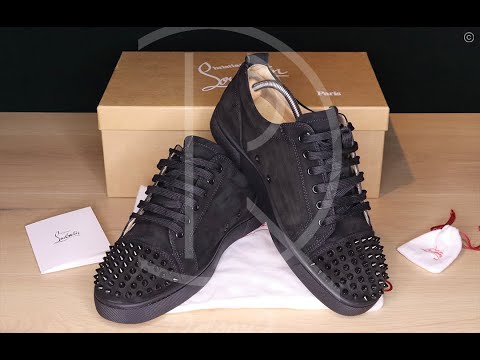 CHRISTIAN LOUBOUTIN LOUIS JUNIOR SPIKES SNEAKER [UNBOXING, REVIEW