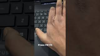 how to turn on/off keyboard backlight on hp laptop #shorts #shortsvideo