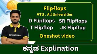 D , T , SR , JK Flipflop | digital electronics| VTU, All Universities