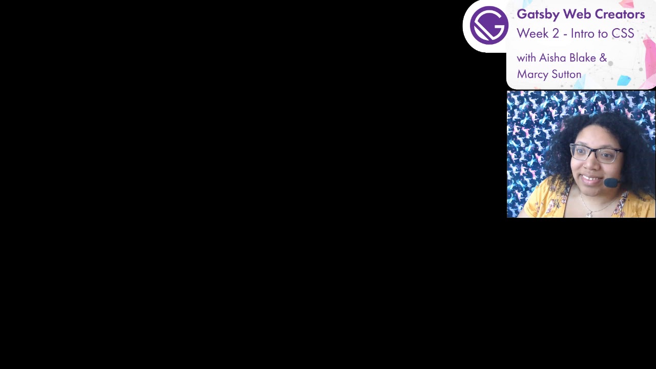 Livestream | Gatsby Web Creators - Week 2 - Intro to CSS - YouTube