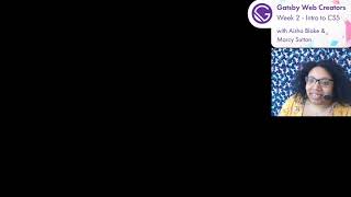 Livestream | Gatsby Web Creators - Week 2 - Intro to CSS