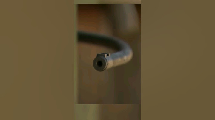 A Real Gun with a Curved Barrel