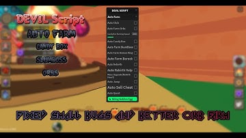 Giant Simulator OP Candy Box And Slum Boss Auto Farm Script | DEVIL Hub | DEVIL Script
