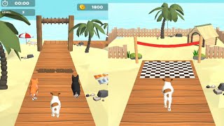 Dog Run  - Fun Race 3D Max Level Mobile Game Walkthrough Update | New Android IOS Gameplay GAME99 screenshot 4