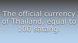What does Baht mean