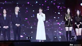 180110 Golden Disk Awards encore IU - Through the night FANCAM by Box