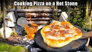 Amazing Pizza Cooked on a Hot Stone