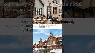23 Heavy Runner Road Unit 23C | Big Sky, Montana 59716