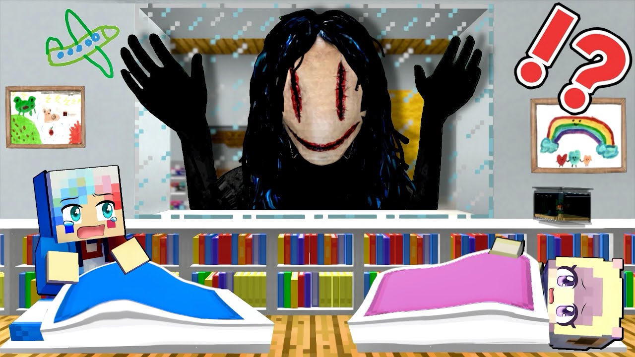 【人喰い化け物の正体は…⁉️】恐怖のお泊まり保育をするマインクラフト😨💦【マイクラ】ぽっぴんず