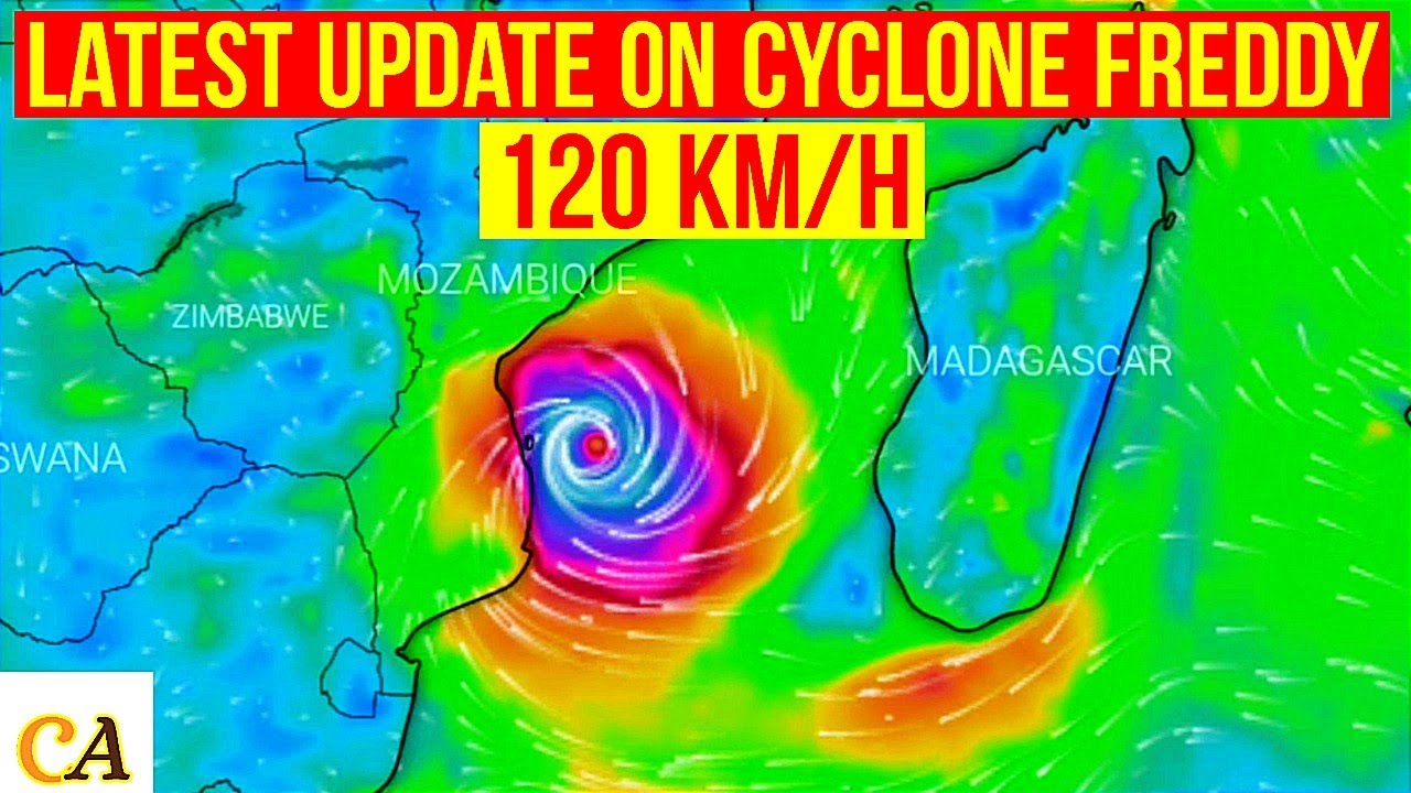 Latest Update on Cyclone Freddy | Freddy Cyclone tracker - Feb 24 , 2023
