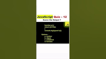 JavaScript Quiz Time ✅🚀.       #htmlcssjavascript #javascriptquiz #java #python