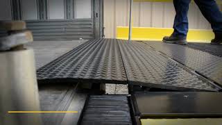 Dockzilla 2' Mechanical Edge of Dock Leveler Operation