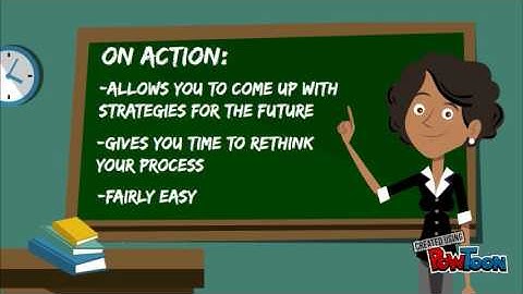 Reflection On Action vs. In Action
