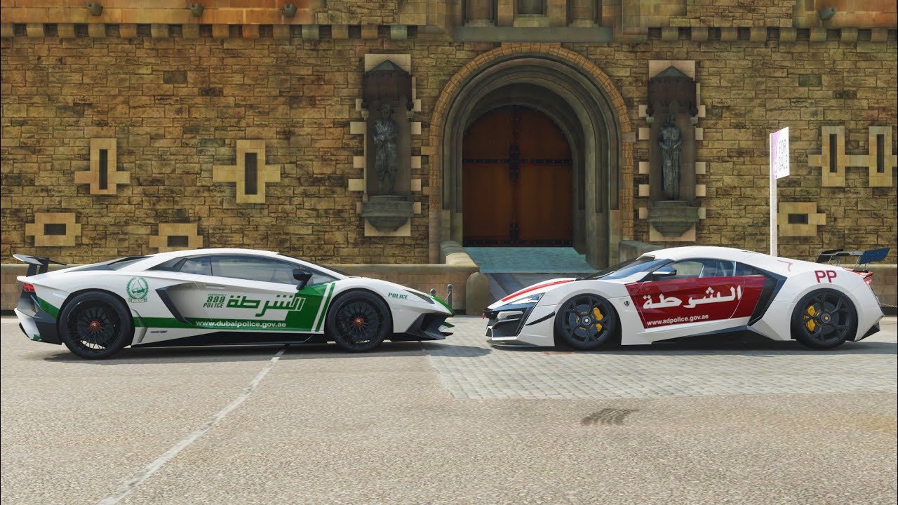 The Ultimate Cop Car Showdown in Forza Horizon 4