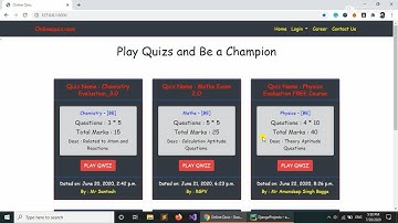 Django - Quiz Management System | Python | JavaScript | Bootstrap | Html + CSS | Pycharm
