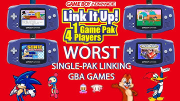 The 15 WORST Gameboy Advance Single-Pak linking games - 4 players, 1 cartridge (not worth it)