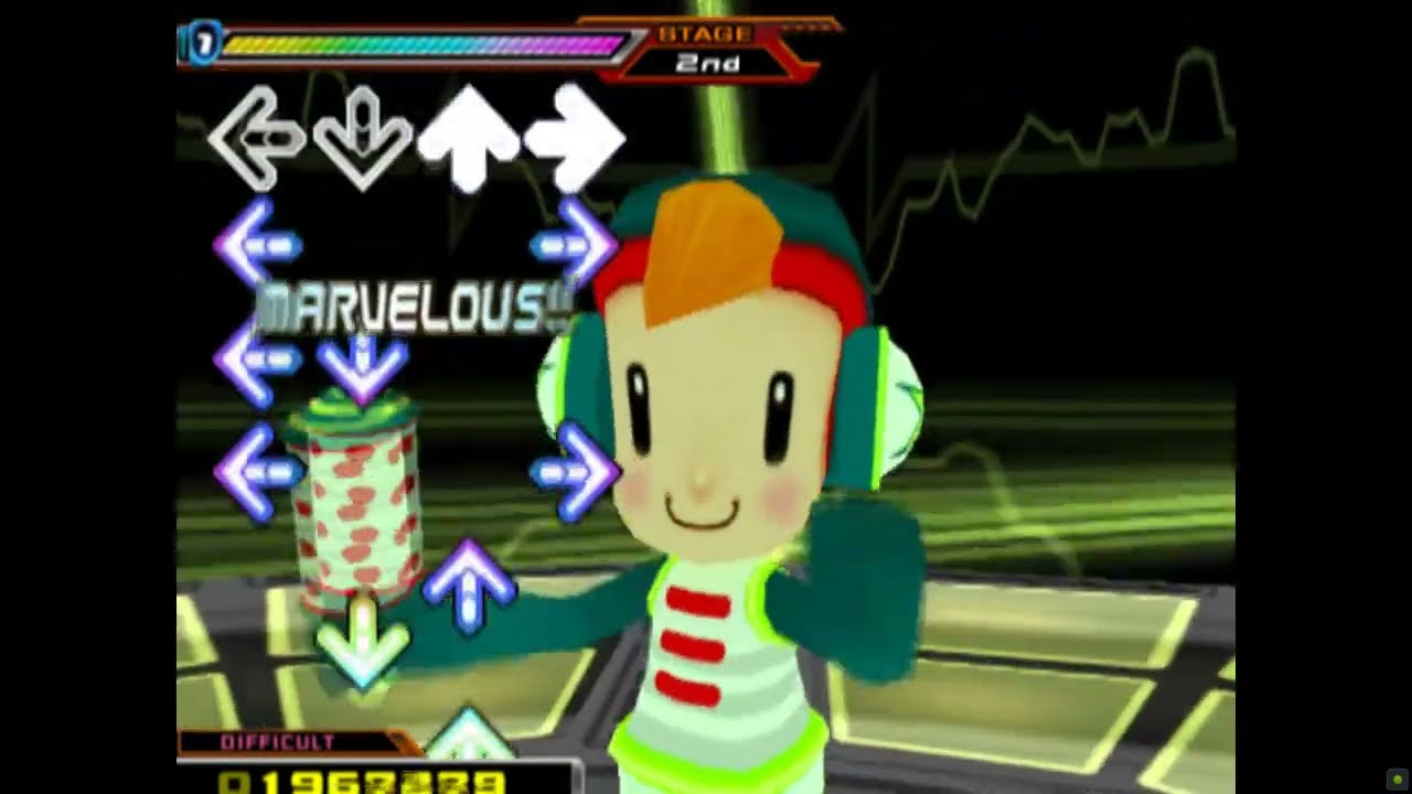 Dance Dance Revolution SuperNOVA (Japan) - Gameplay (PCSX2 P2IO