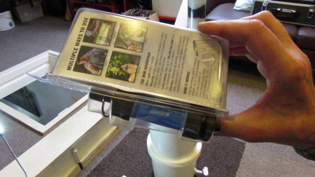 Home made Water Filter and filter options for preppers