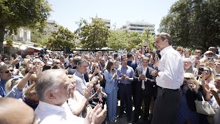 Ομιλία Κυριάκου Μητσοτάκη στο Παλαιό Φάληρο