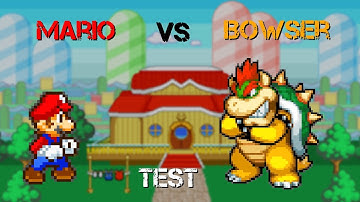 Mario vs Bowser (test) Sticknodes sprite animation