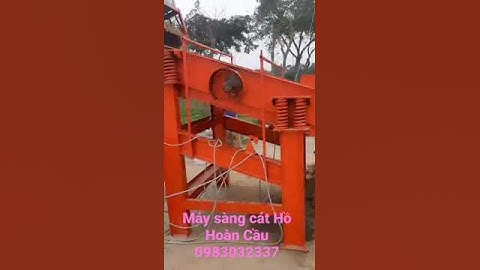 Dây chuyền sàng rửa cát 3 cấp tự động Hồ Hoàn Cầu 0983001038