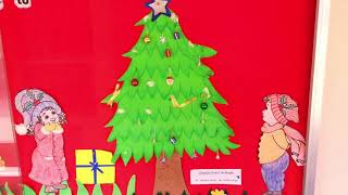 Christmas School Bulletin Board | Christmas Display Board Idea | Christmas Notice Board decoration screenshot 3
