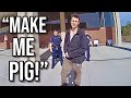 Cocky Student Thinks He Can Challenge 4 Cops — Backfires Fast