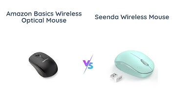 🖱️ Amazon Basics vs. seenda Wireless Mouse Comparison! 🔄