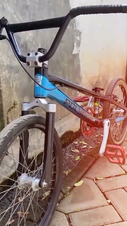 Sepeda razor biru kece 🤩🤩🤩#sepedarazor#channel #si_Qiyas#bmx