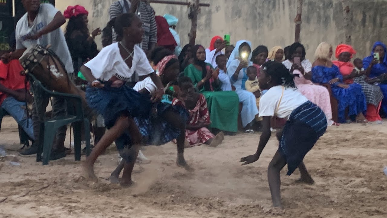 NGEUL bou nekh à NDANGANE avec ASSANE YOUZA et les fillettes de NDANGANE le 18 Mai 2023