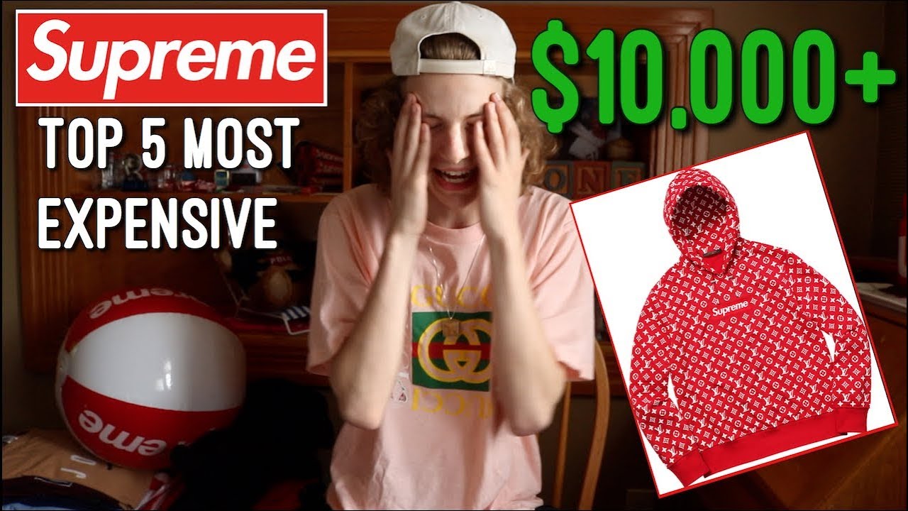 Top 5 Most Expensive Supreme Items Retail! ($10,000+) 