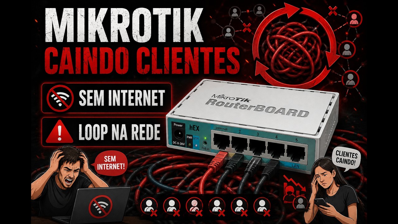 Como resolver loop na rede, @mikrotik @canaldoprovedormikrotik ...