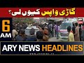 Ary news 6 am headlines  25th april 2024  gari wapas kyun li 