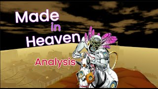 [YBA] Made in Heaven Analysis