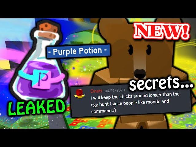 New Purple Potion Leak Brown Bear Update Secrets Roblox Bee Swarm Youtube - how to get free diamond egg in bee swarm simulator roblox youtube