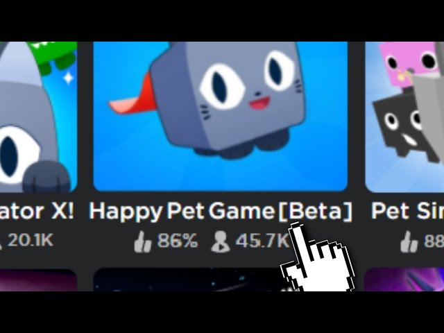 Happy Pet Game BETA! 