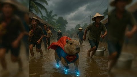 Capybara và Bà - tập 18 - Capy có đủ sức chống lại sức mạnh của thiên nhiên không ?