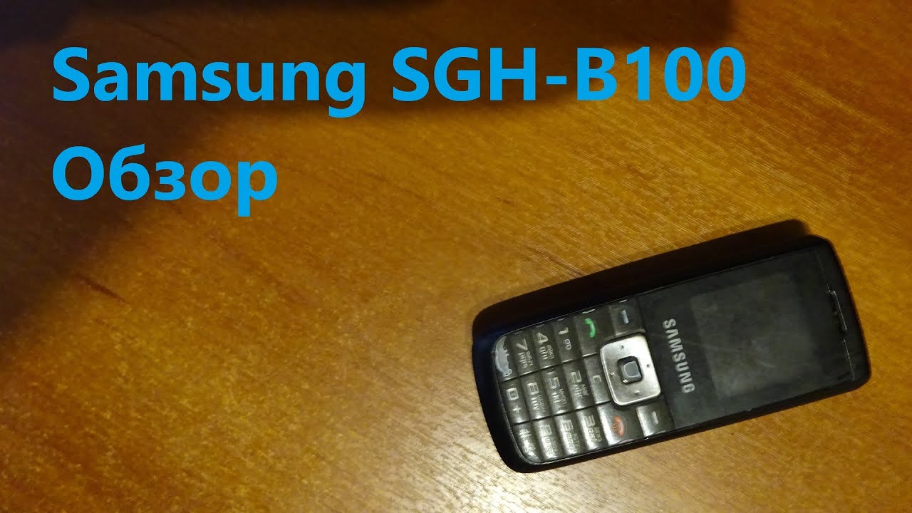 Обзор Samsung SGH-B100