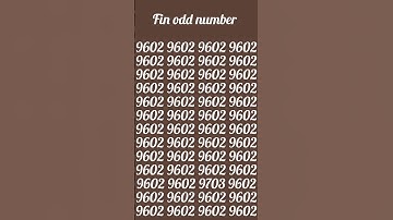 Test your Observation Skills with this FAST number game #shorts