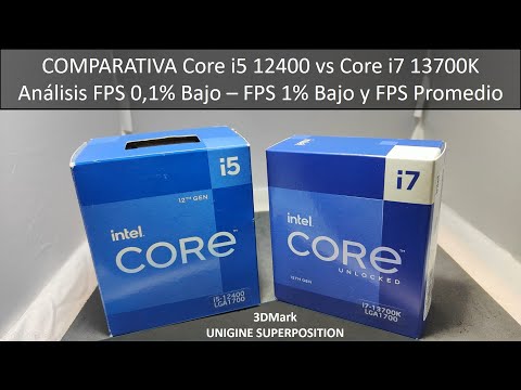 Comparativa Core i5 12400 vs Core i7 13700K / Análisis FPS 0,1% - 1% Bajo y Promedio / 2080 Ti 1080P