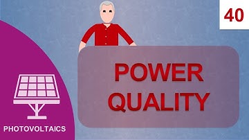 Power quality: Course Photovoltaics #40