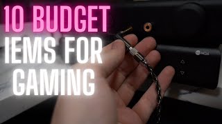 TEN BUDGET IEMs Tested for Gaming