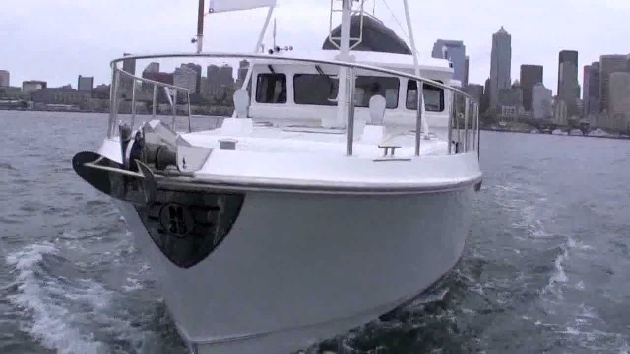 Nordhavn 35' pocket trawler yacht.